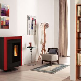 Pelletkachel modern